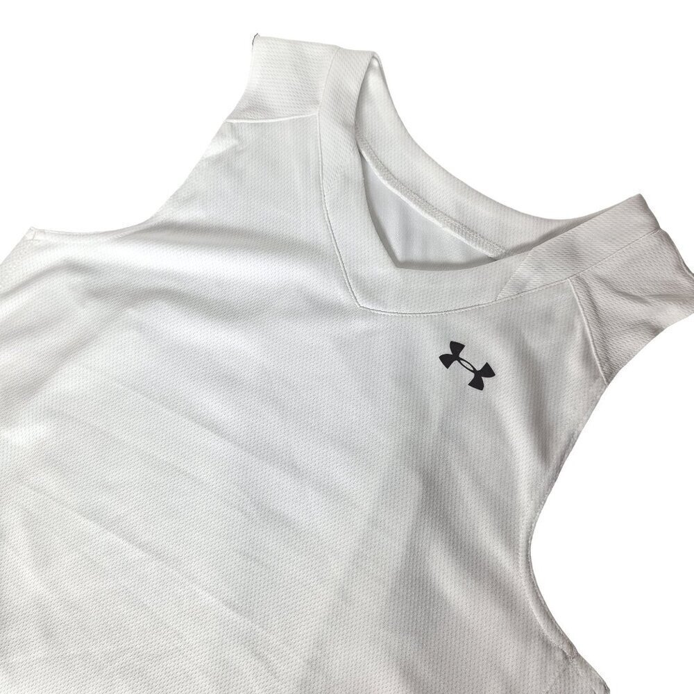 Under Armour Women's Tempo Racerback Lacrosse Jersey White Large